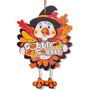 Thanksgiving Decorations Turkey for Door: 17inch Large Fall Wall Decor Gobble